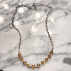 Sparkling Amber necklace.